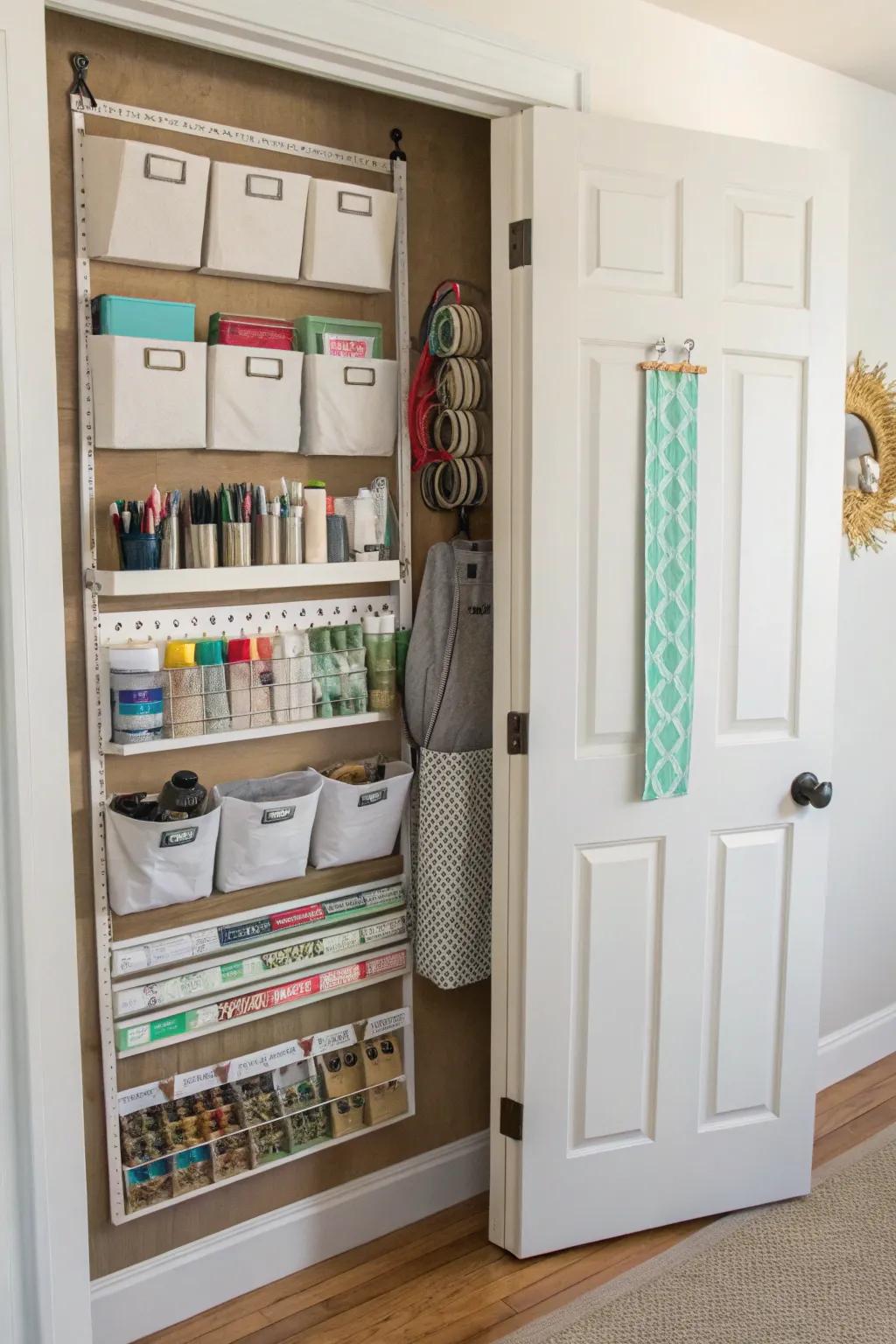 Maximize storage space with clever door solutions.