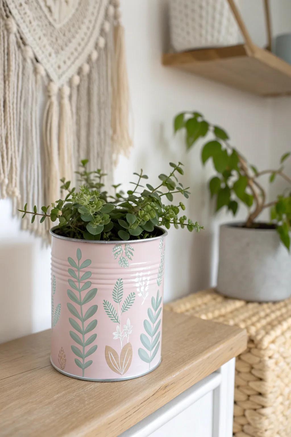 Breathe new life into old tin cans with these charming upcycled planters – where creativity meets sustainability!
