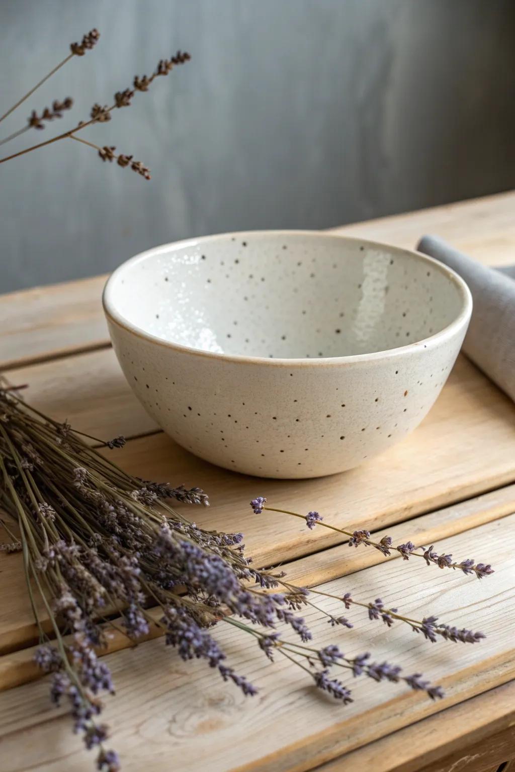 Embrace the art of simplicity with handcrafted elegance.