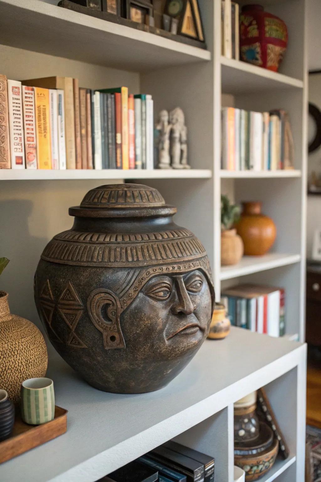 Add a touch of whimsy to your decor with a Casas Grandes Fat Man pot.