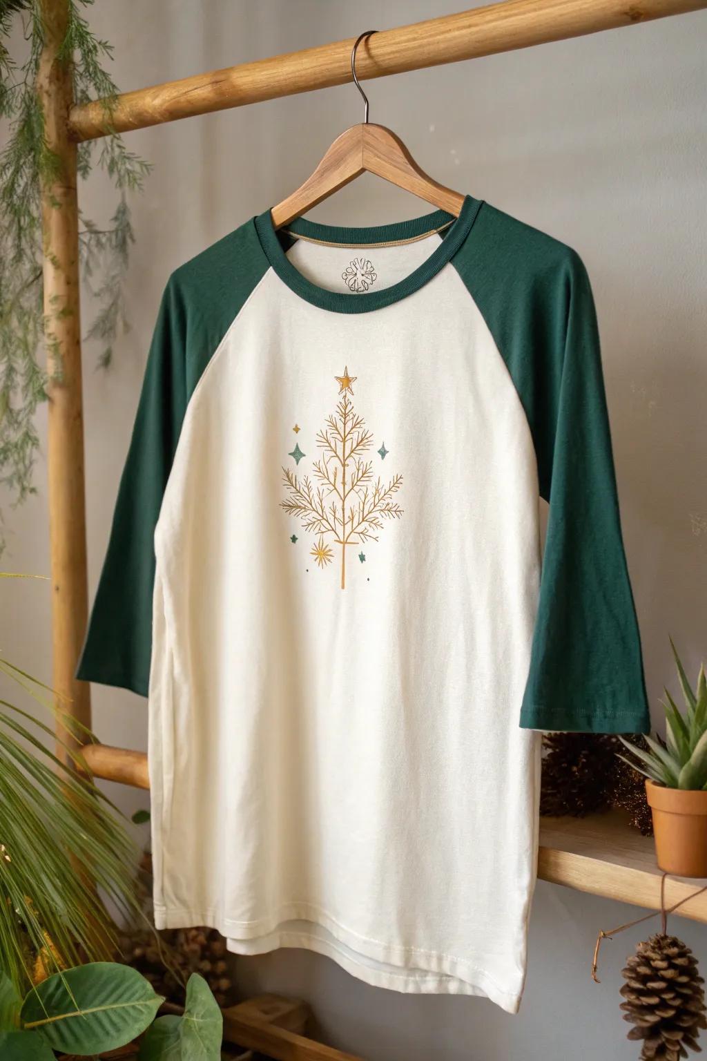 Embrace the season with cozy elegance in a Raglan sleeve shirt that speaks the language of simplicity and style.