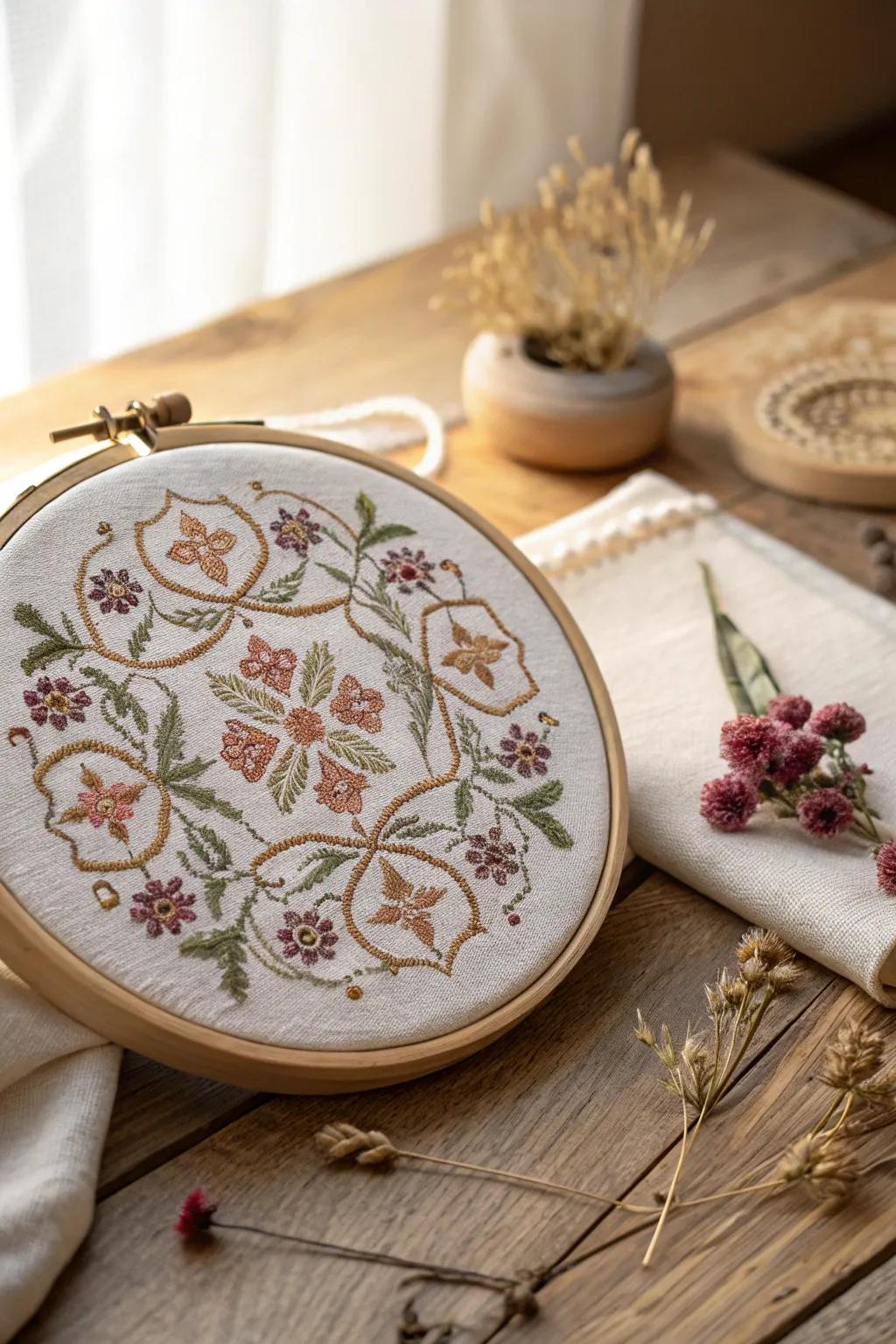 Embrace nostalgia with retro-inspired cross-stitch patterns that weave history into your home decor.