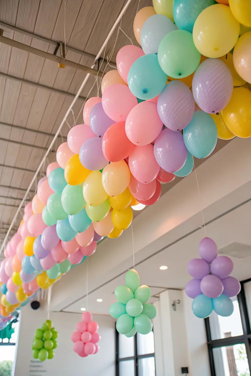 Easter egg balloons bring a whimsical and festive atmosphere to any celebration.