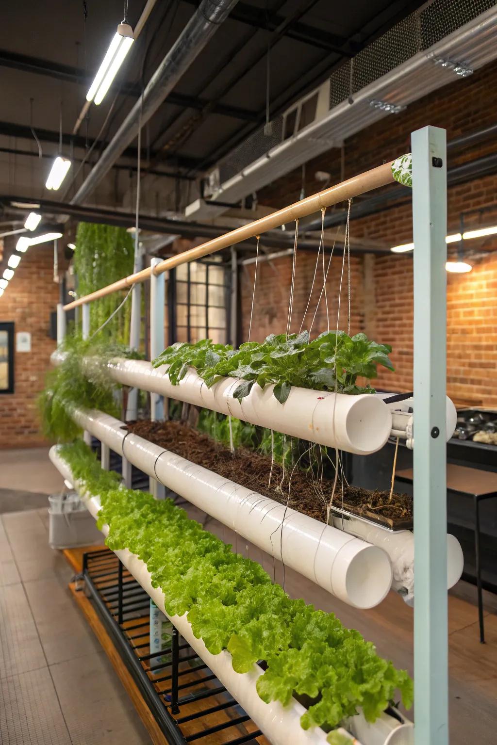 Elevate your urban gardening game with this artisan-designed NFT hydroponic system. Where innovation meets craftsmanship.
