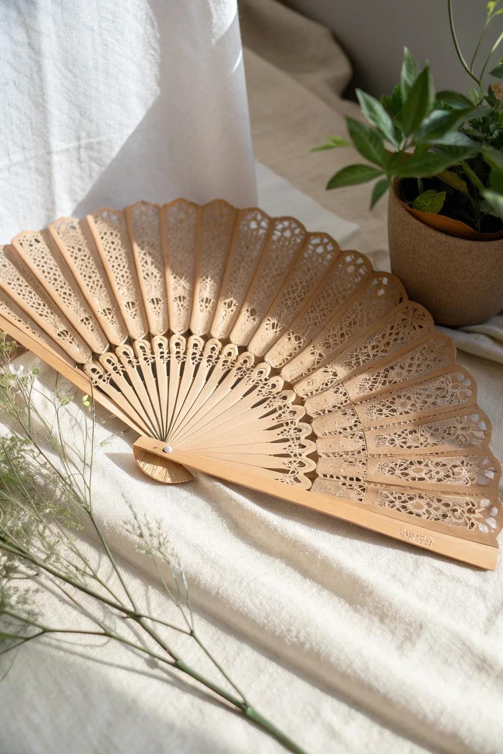 Elevate your decor with a touch of artistry: DIY paper fans with unique, handcrafted edges.