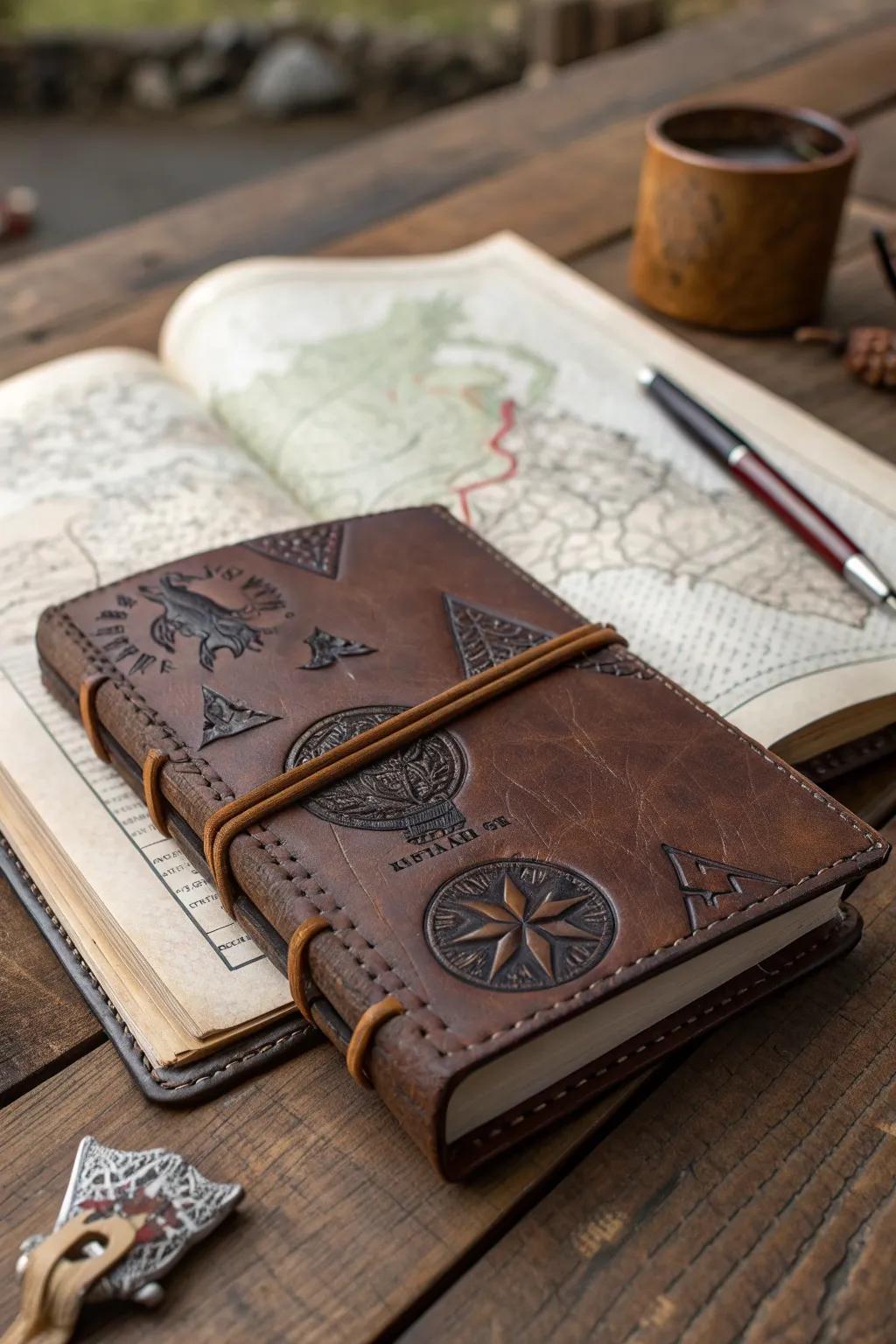 Unleash your creativity with a bespoke leather character journal, where every adventure begins.