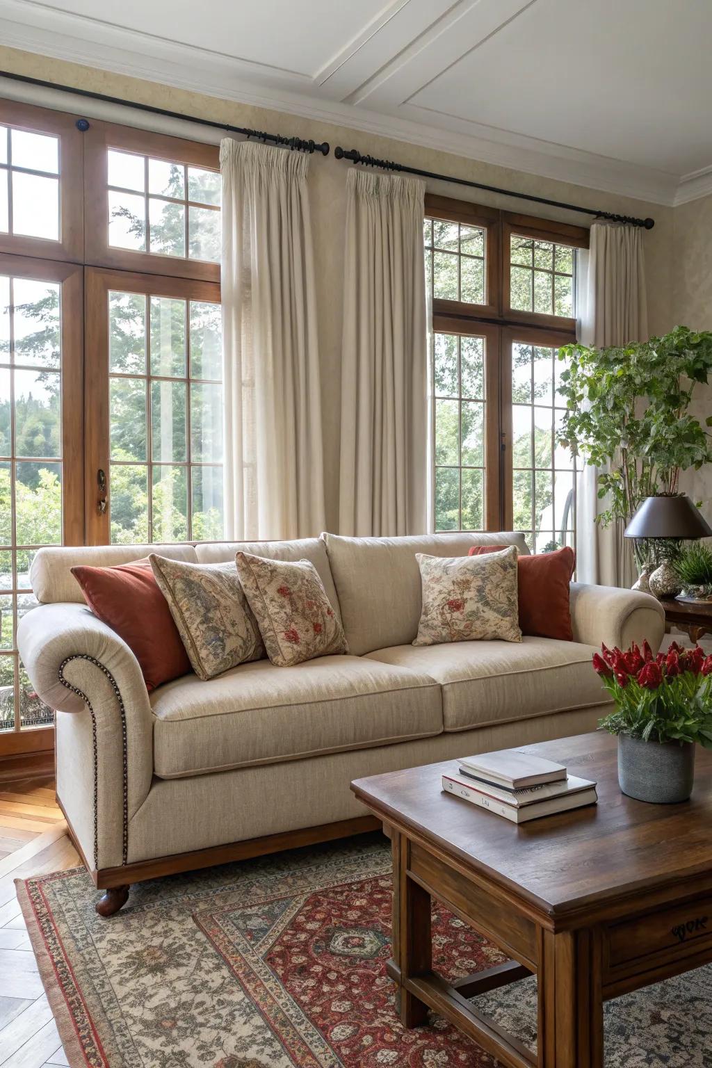 A quality sofa sets the foundation for your living room's design.