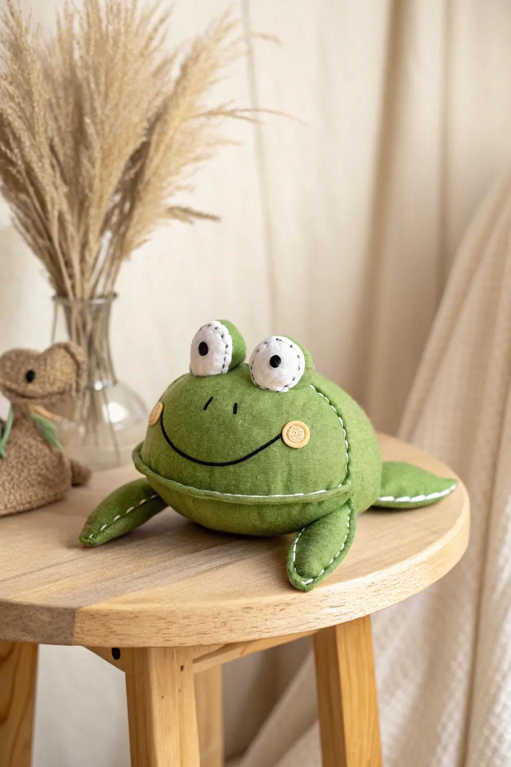 Crafting joy: Adorable foam frog puppets for endless storytelling fun!