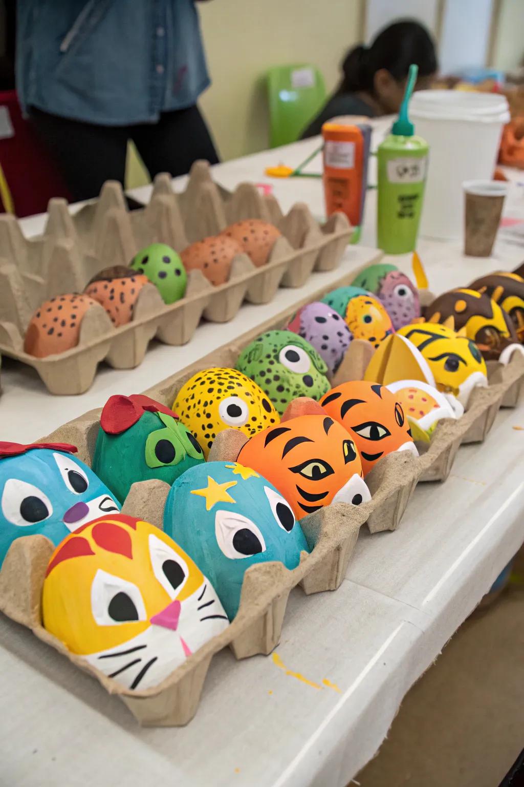 Get creative with these fun animal masks.