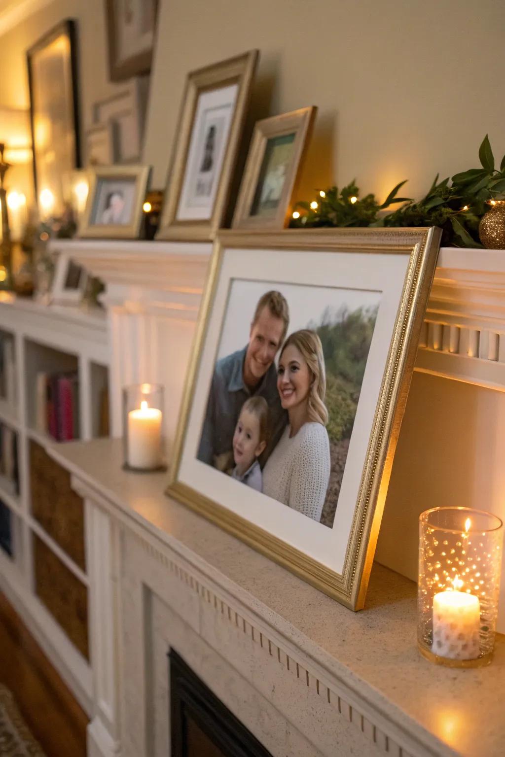 A family portrait keeps cherished memories alive.