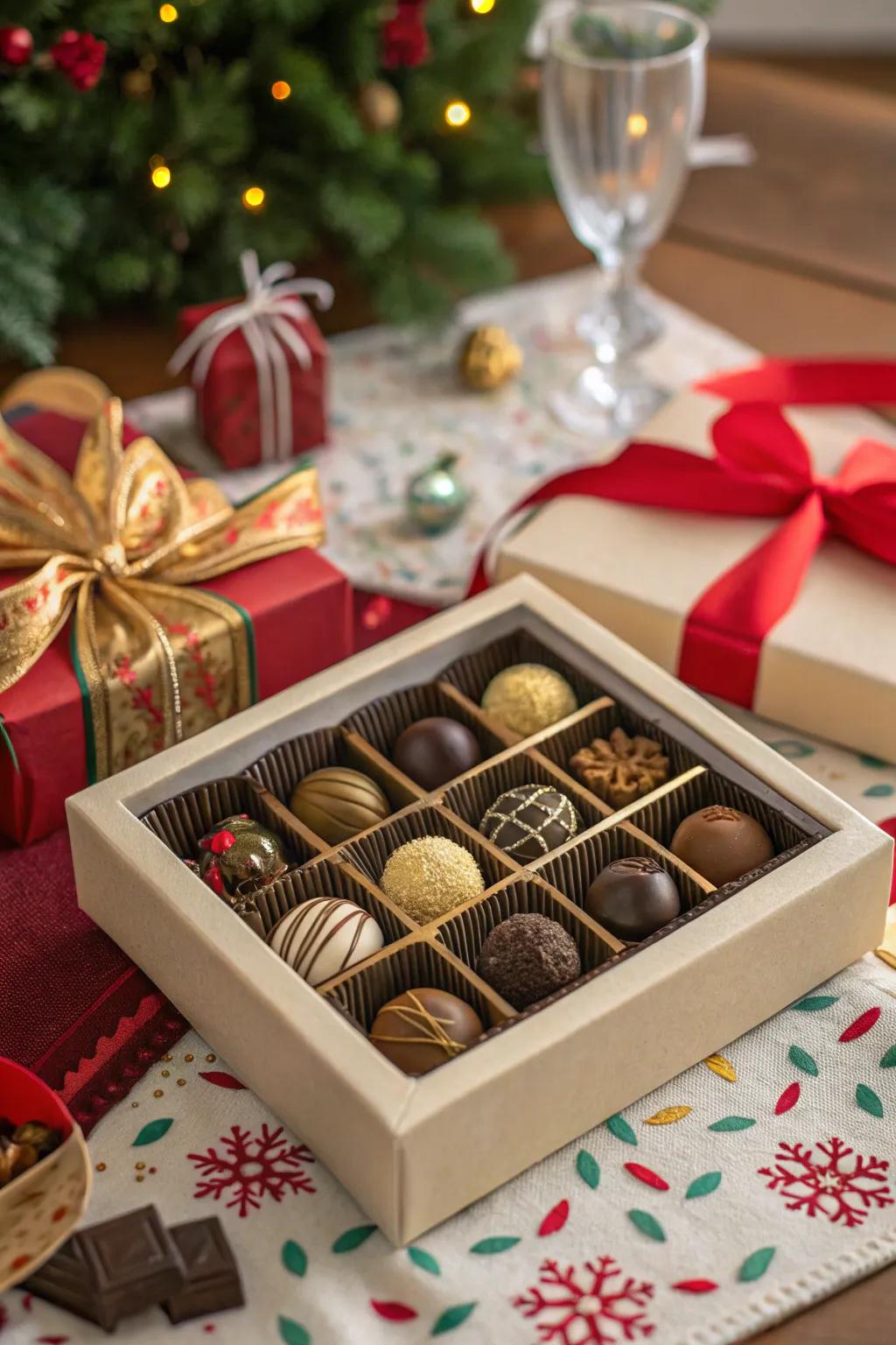 Indulge in the rich flavors of artisanal chocolates.