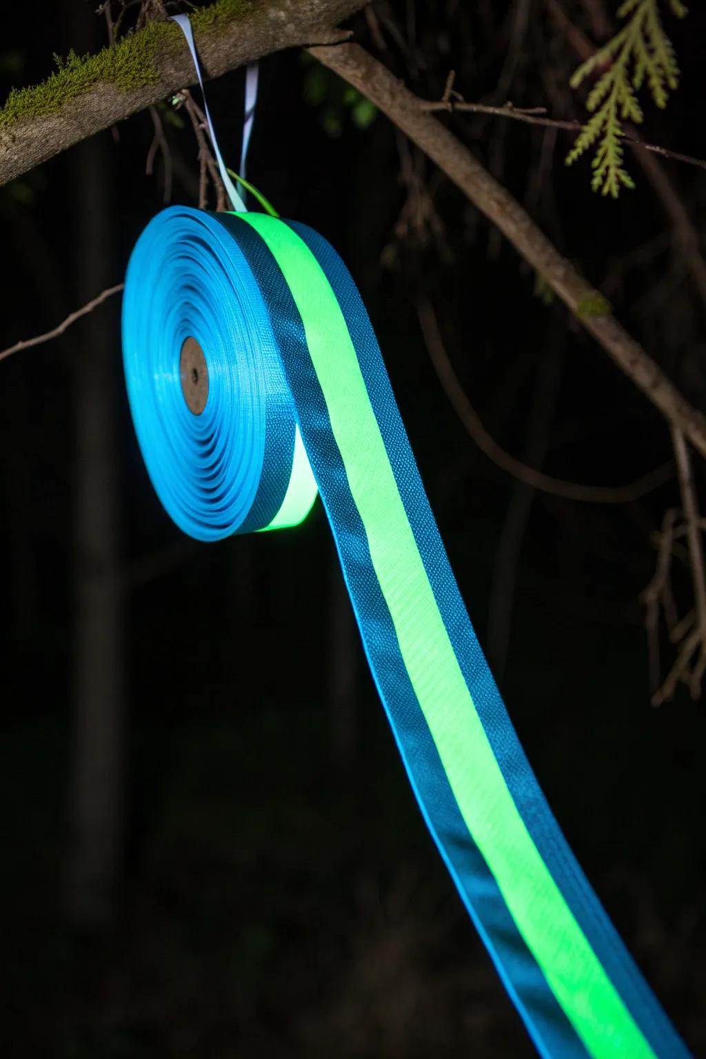 Illuminate your space with vibrant glow-in-the-dark streamers.