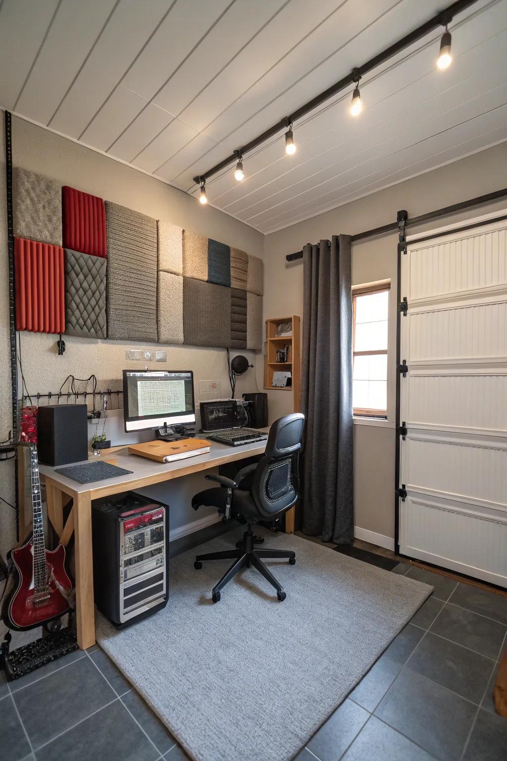 Soundproofing creates a serene environment for focused work.