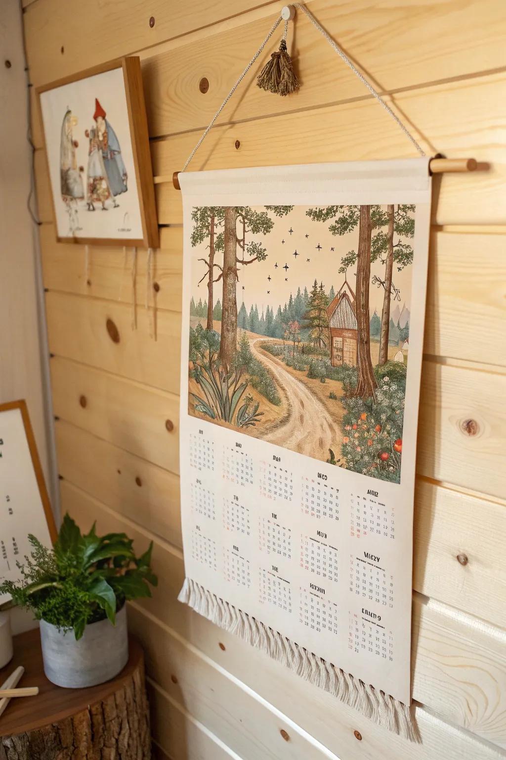 Transform calendar time into storytime magic with this enchanting handmade storybook calendar.