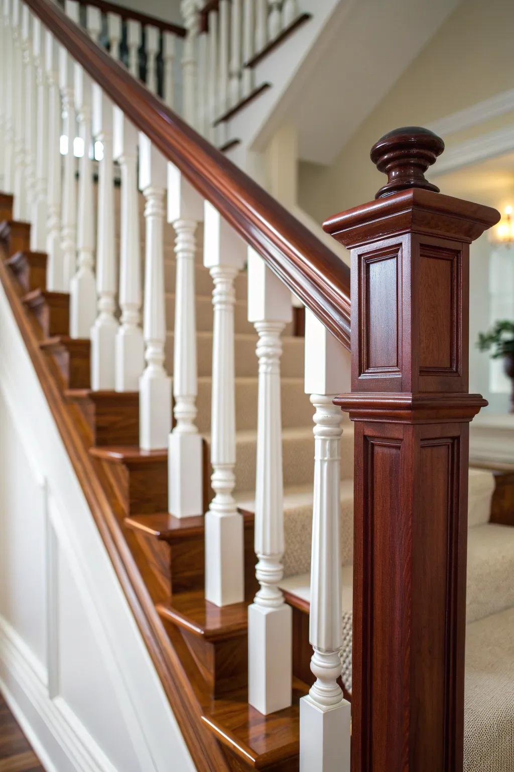 Elevate your space with bold contrasts: a masterful blend of dark and light.