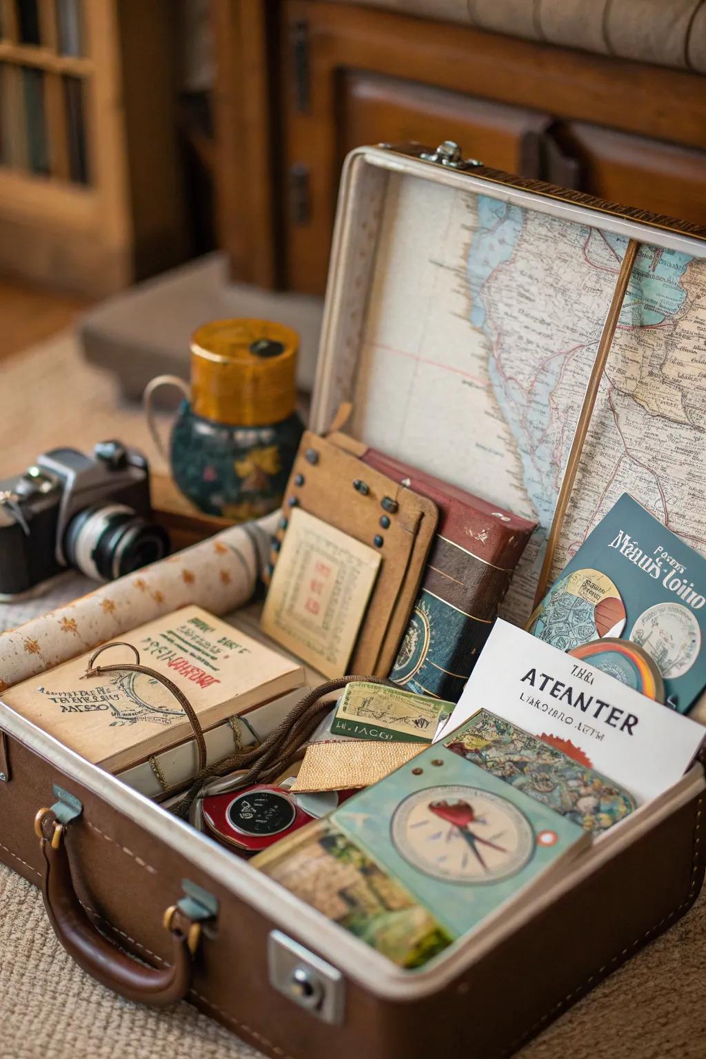 Revisit past adventures with this travel memory collection.