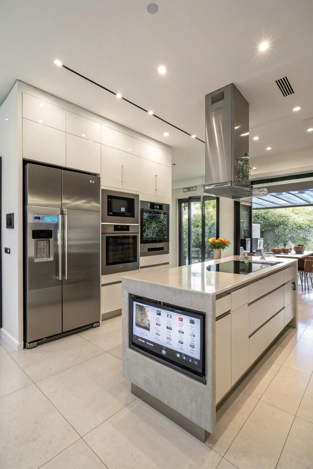 Smart appliances offer cutting-edge convenience in the kitchen.