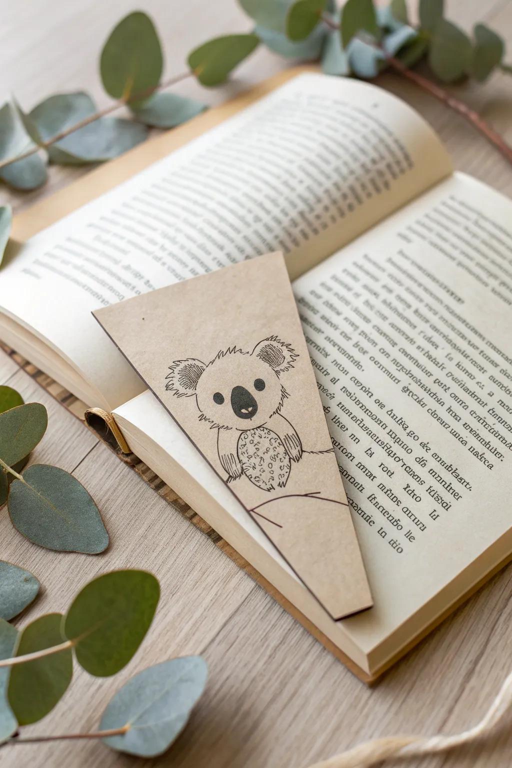 Keep your reading journey cute and cozy with our handcrafted koala corner bookmarks, perfect for adding a touch of whimsy to your favorite pages.