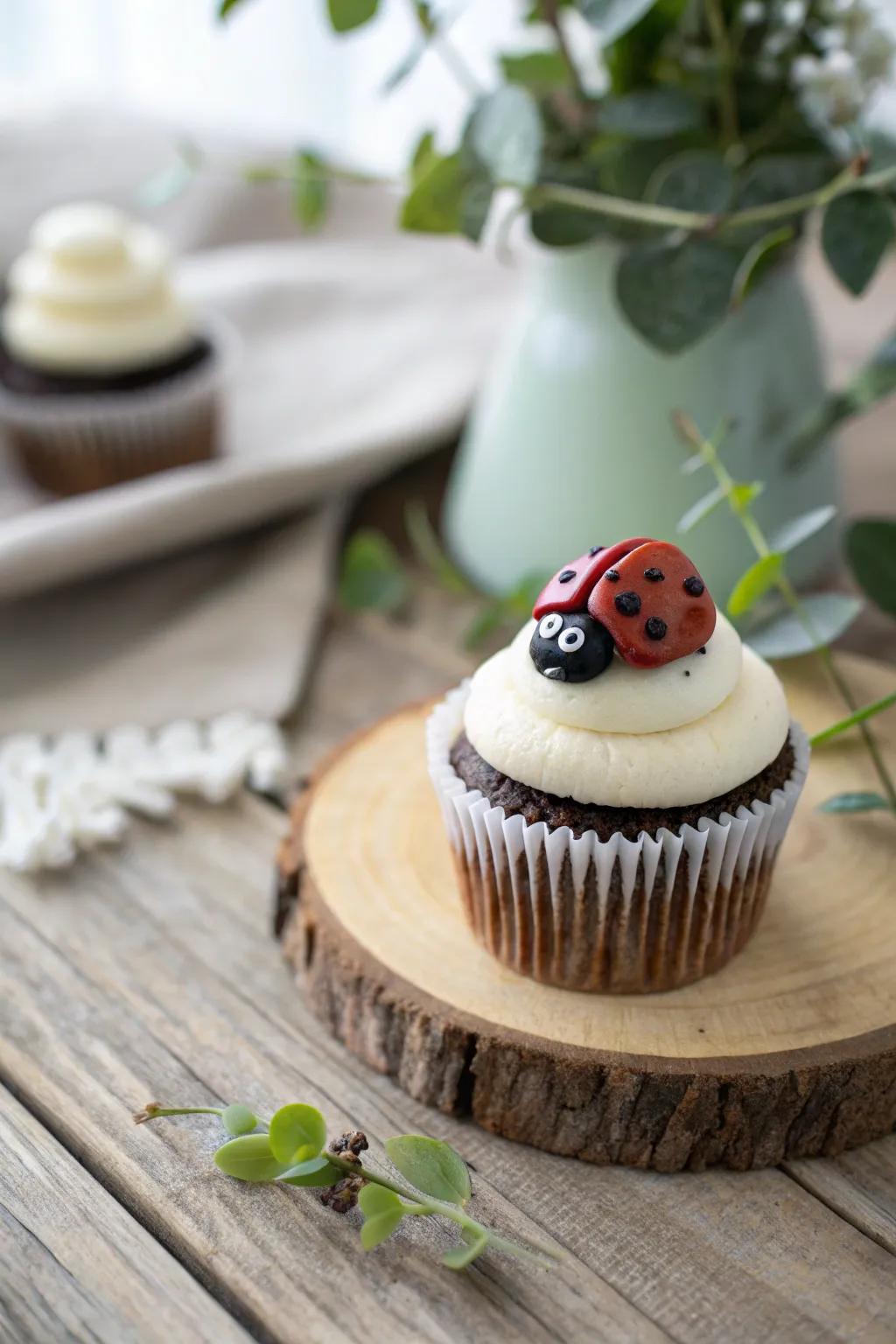 18 Adorable Ladybug Cupcake Cake Ideas