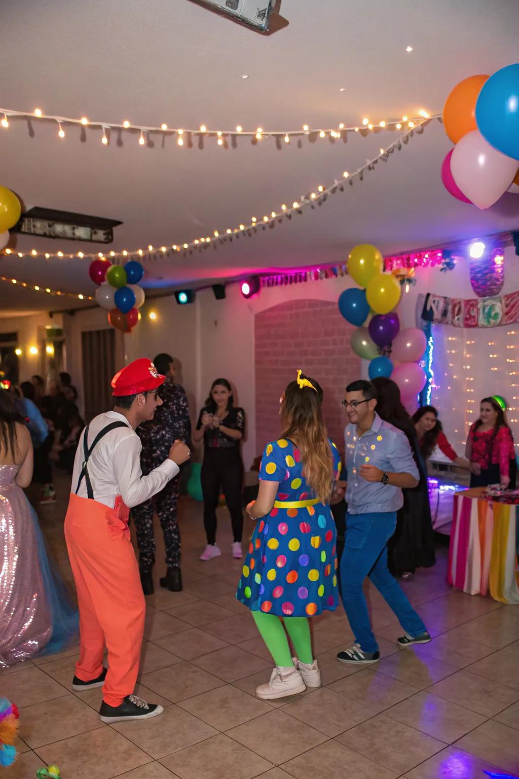 Dress up and dance the night away at a themed bash