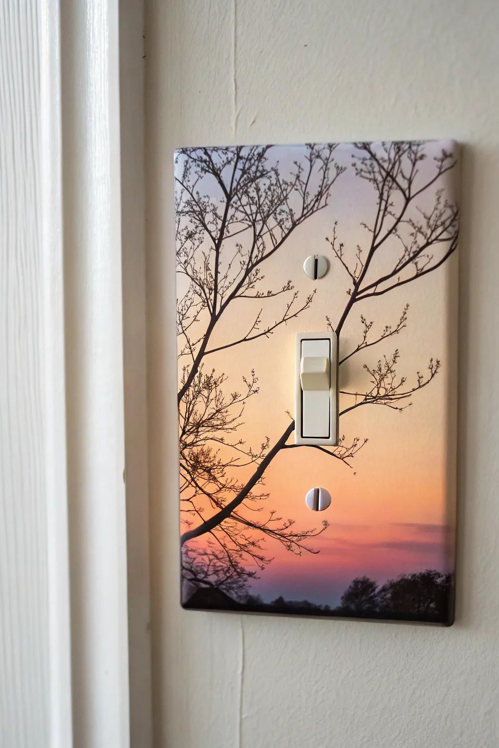 Transform your space with a touch of sunset serenity. 🌅✨ #SilhouetteArt #ScandiBoho