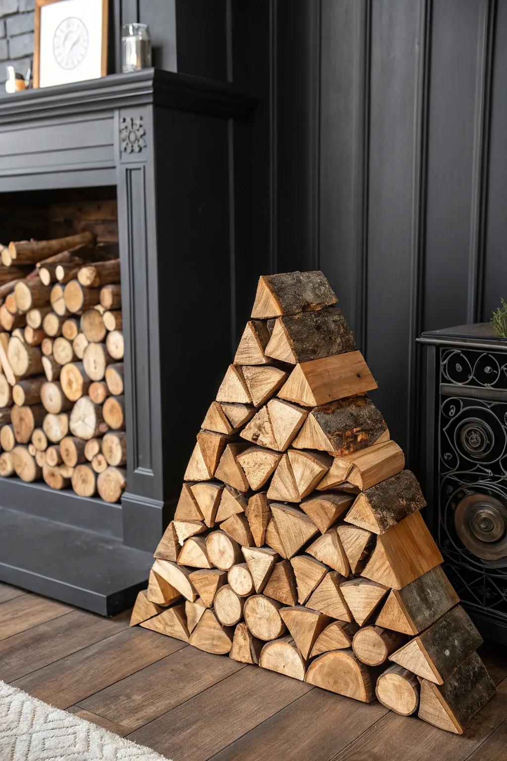 Transform your firewood storage into a masterpiece of functionality and style.