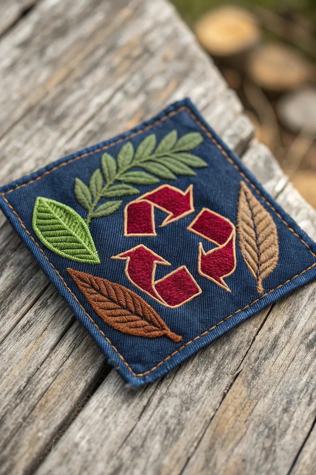 Upcycle in style: Elevate your gear with bold, eco-friendly denim patches.