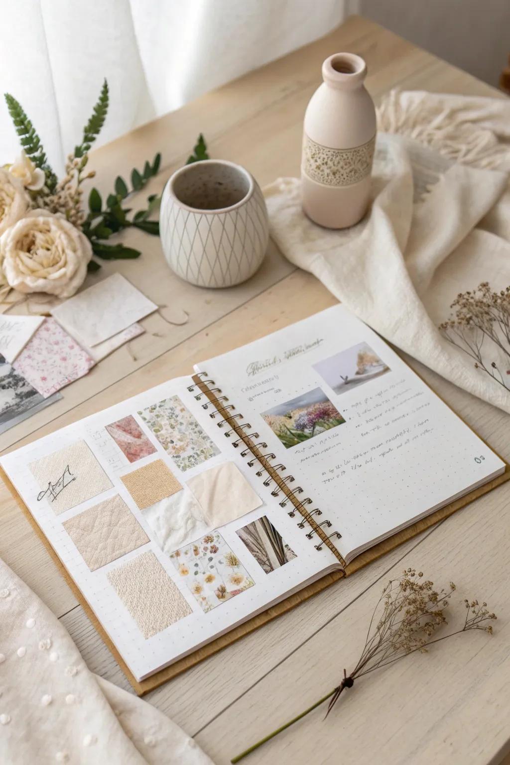 Transform your old sketches into new masterpieces with a touch of nostalgia. #RecycledArt #SketchbookInspiration