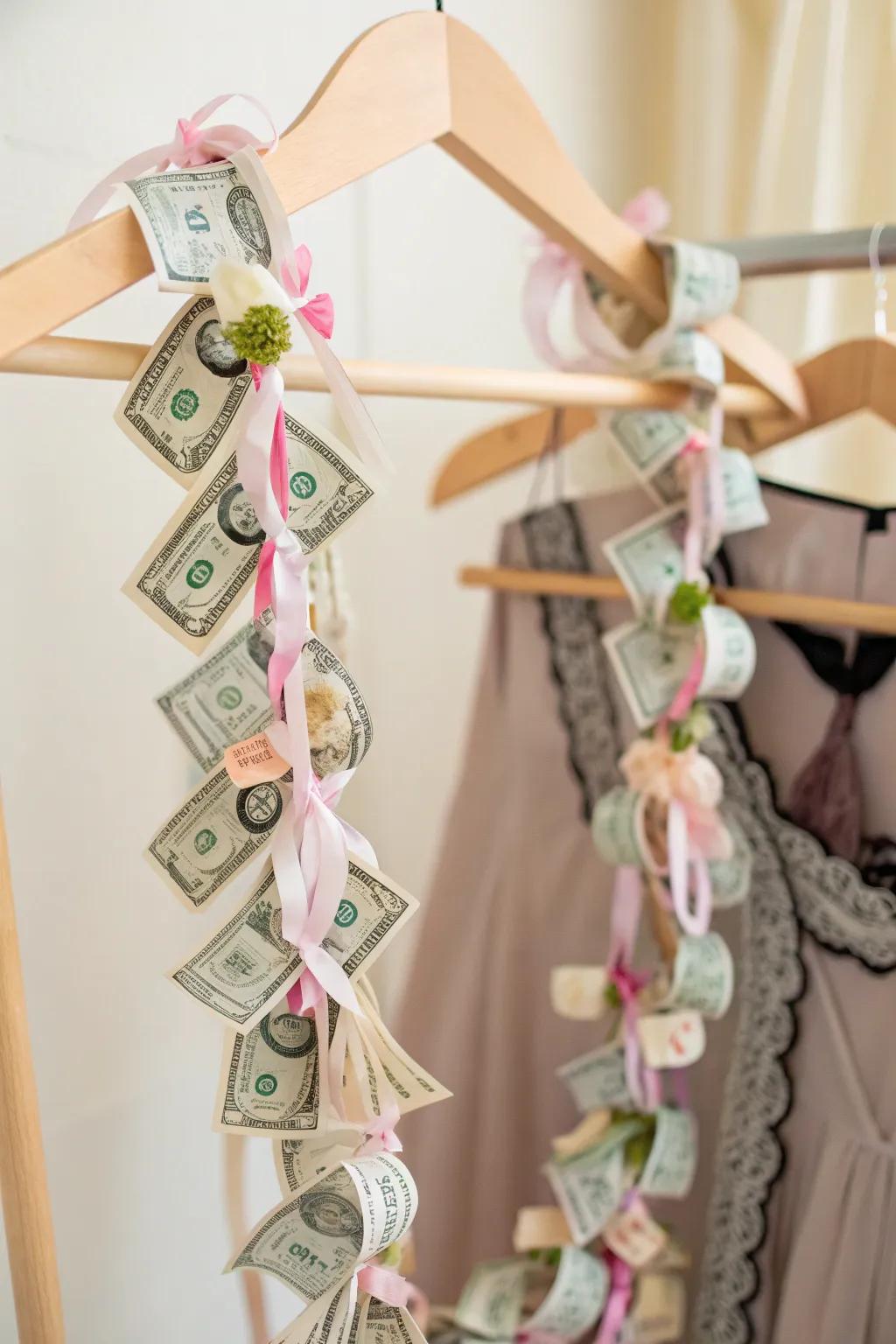 Celebrate special moments with a personalized touch: a themed money lei that captures the joy of the occasion.