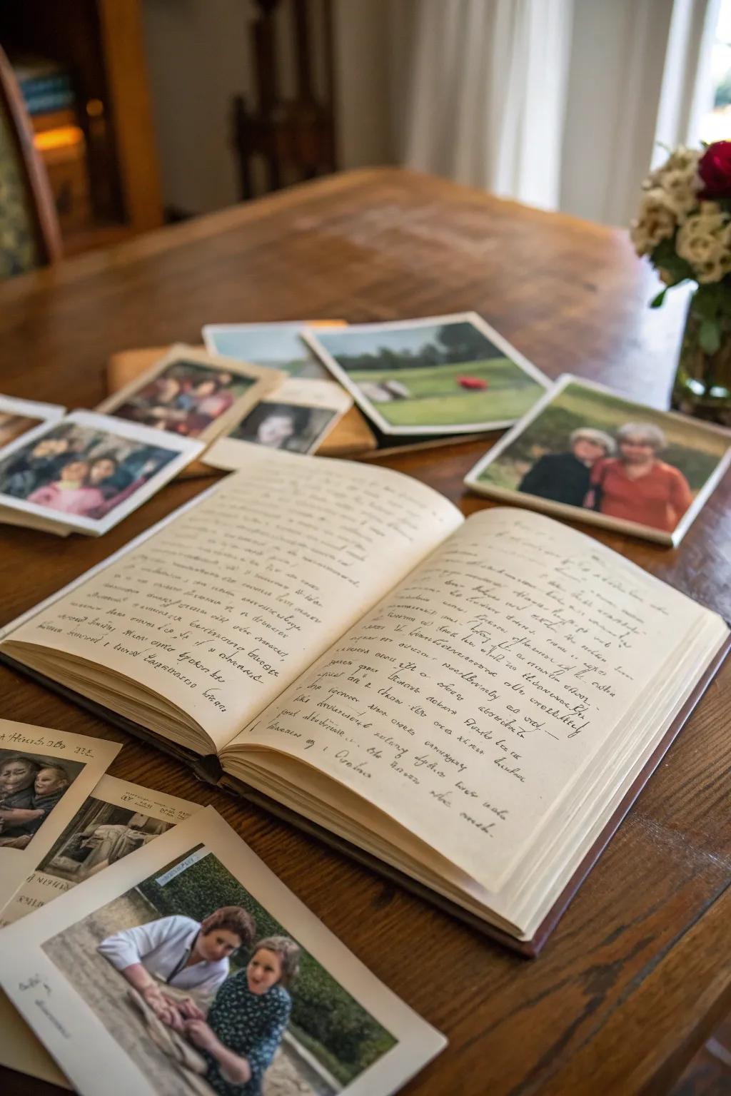 A handwritten letter book is a heartfelt way to capture and share family memories.