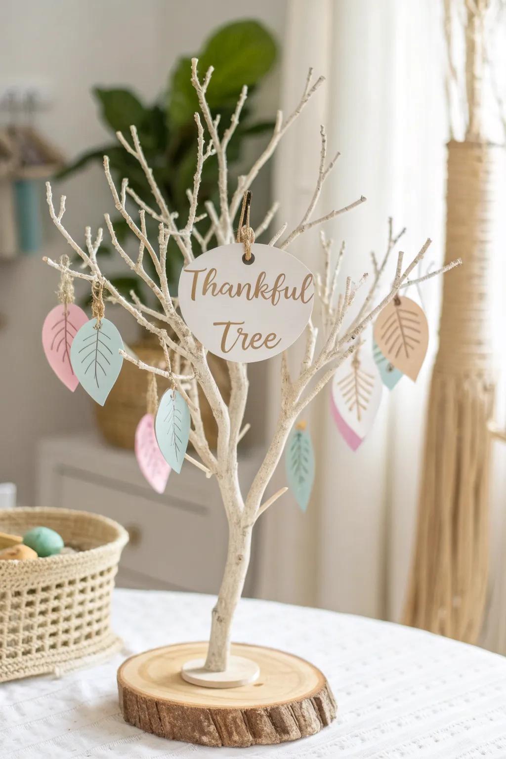 Capture the spirit of gratitude with this charming Thankful Tree, perfect for a cozy and thoughtful November craft.