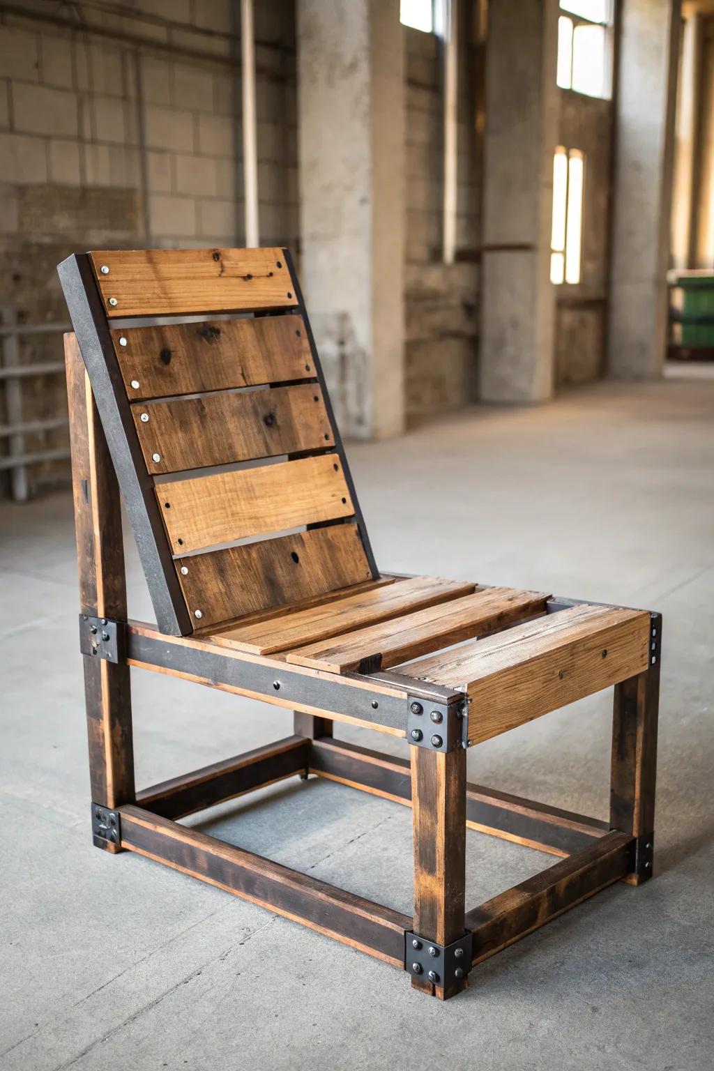 Elevate your space with an industrial chic masterpiece that merges rustic allure with modern vibes.