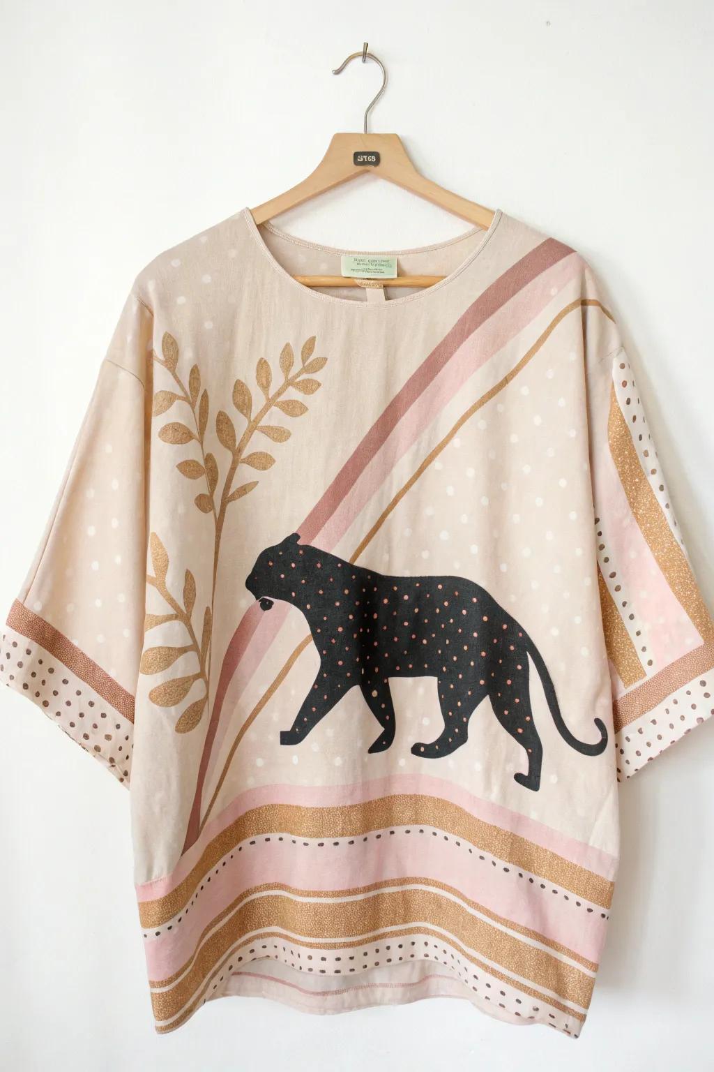 Elevate your style with a touch of wild elegance. 🐆✨ #PantherPatterns #ScandinavianChic