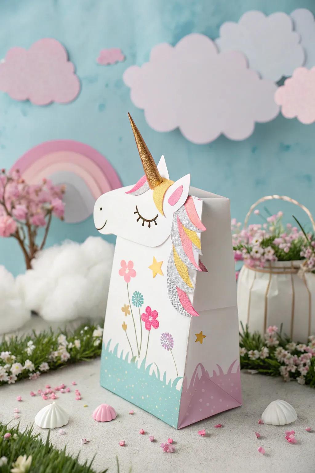 A magical unicorn puppet that adds a sprinkle of charm.