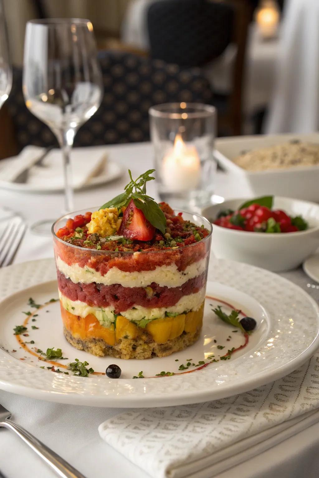 Layered flavors create a complex and satisfying dining experience.