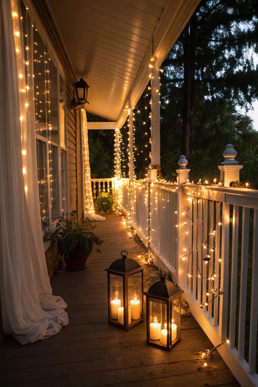 Ambient lighting adds a magical touch to your evenings.