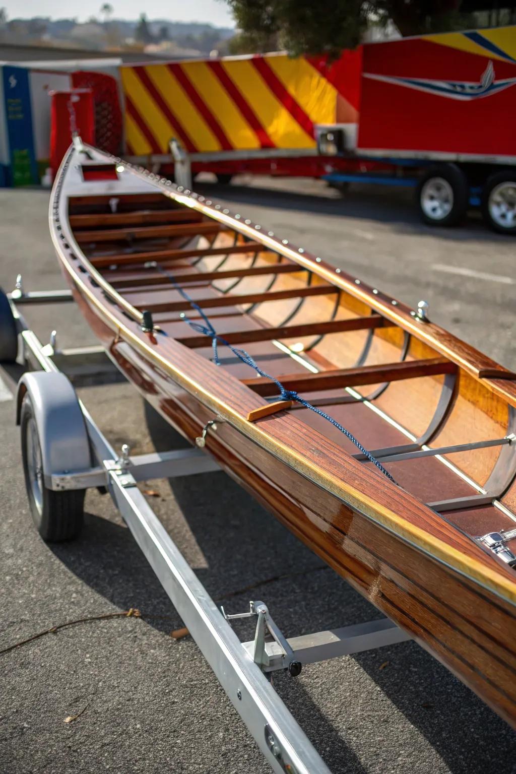 Effortless transport meets exceptional craftsmanship – a raft frame designed for spontaneous adventures.