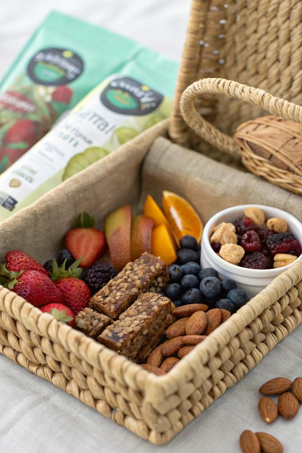 Snack sustainably with this eco-friendly snack selection.