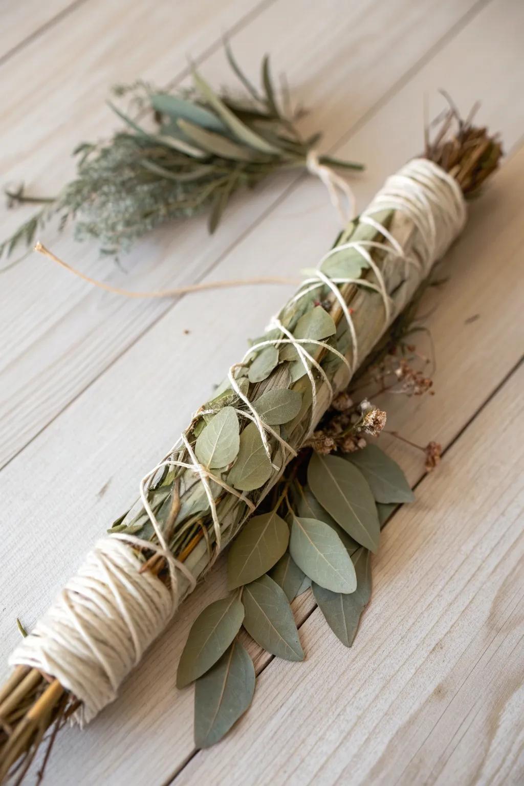 Embrace nature's elegance with a handcrafted spirit stick—bringing rustic charm indoors.