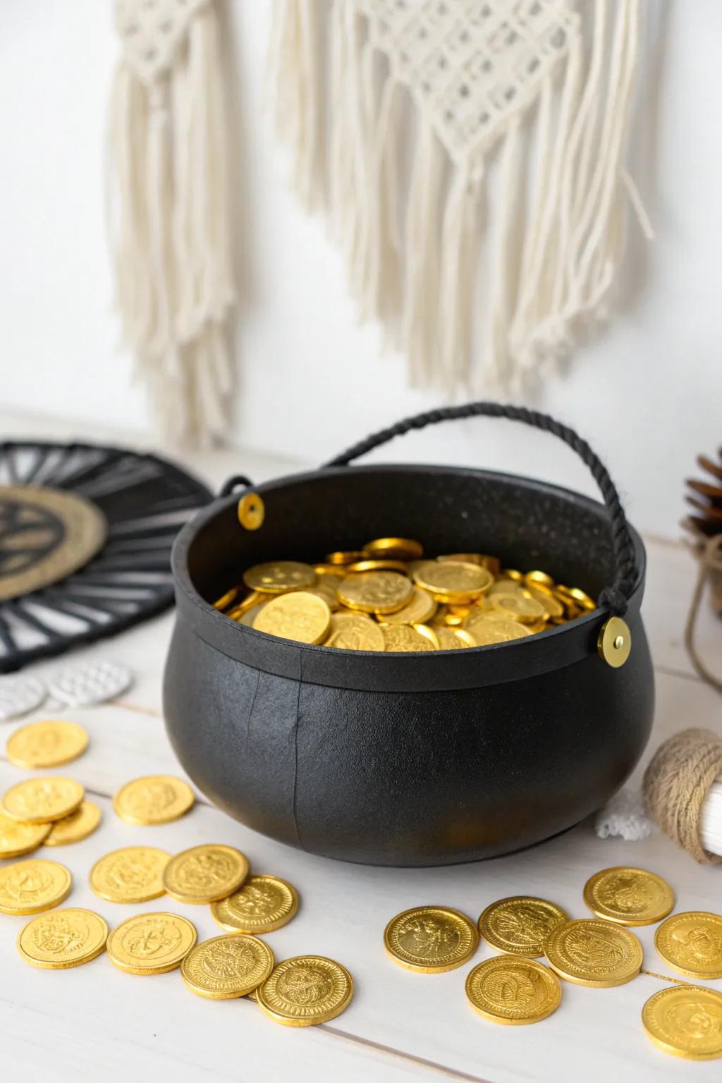 Discover the magic of crafting with this charming Pot of Gold creation for St. Patrick's Day.