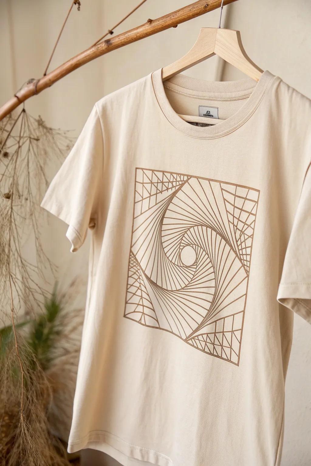 Transform your wardrobe with the magic of optical illusions – where art meets everyday wear.