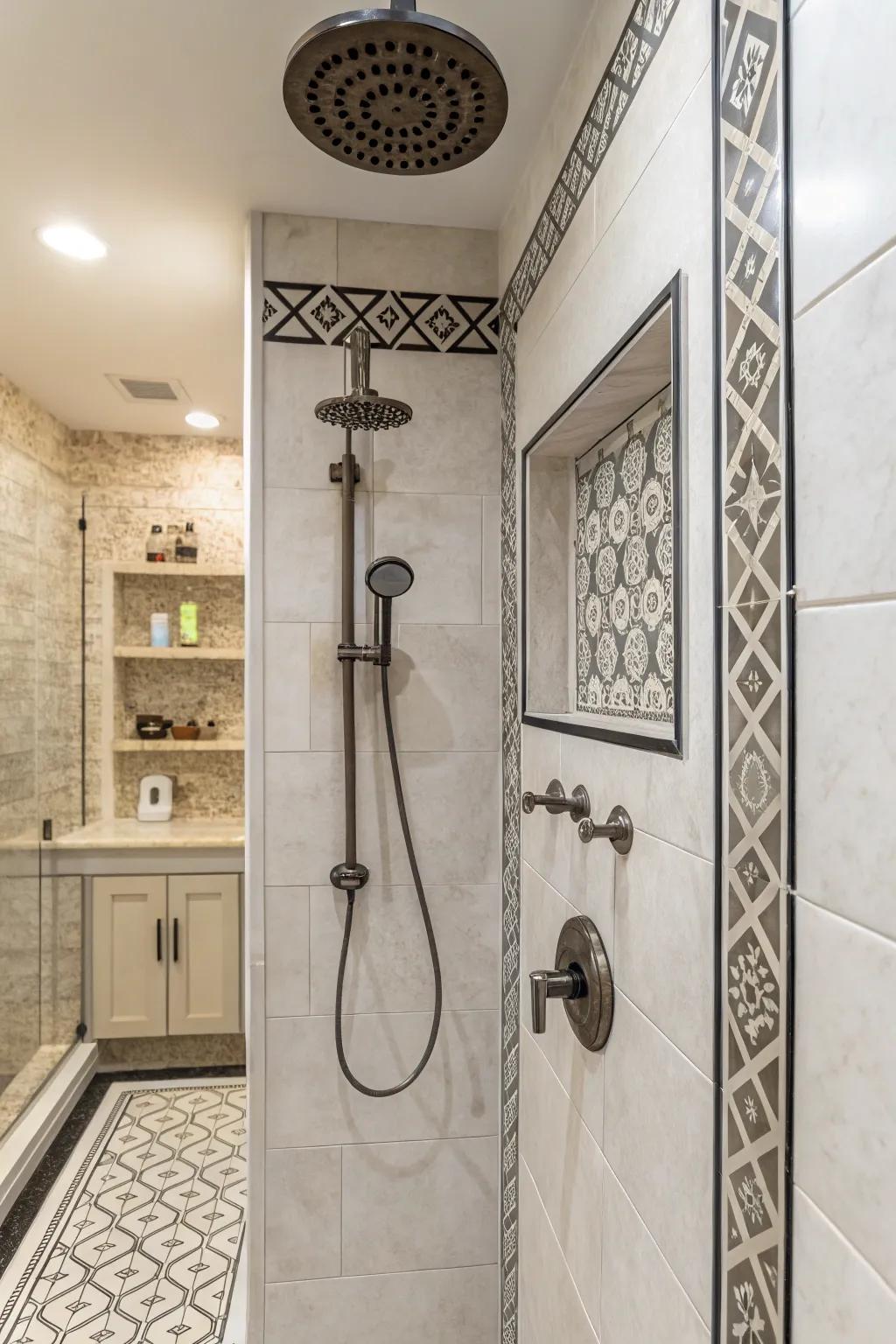 Upgrade with dual shower heads for a luxe experience.