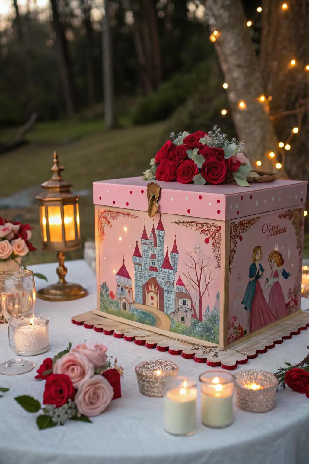 Let your imagination soar with a fairy tale box straight out of a storybook.