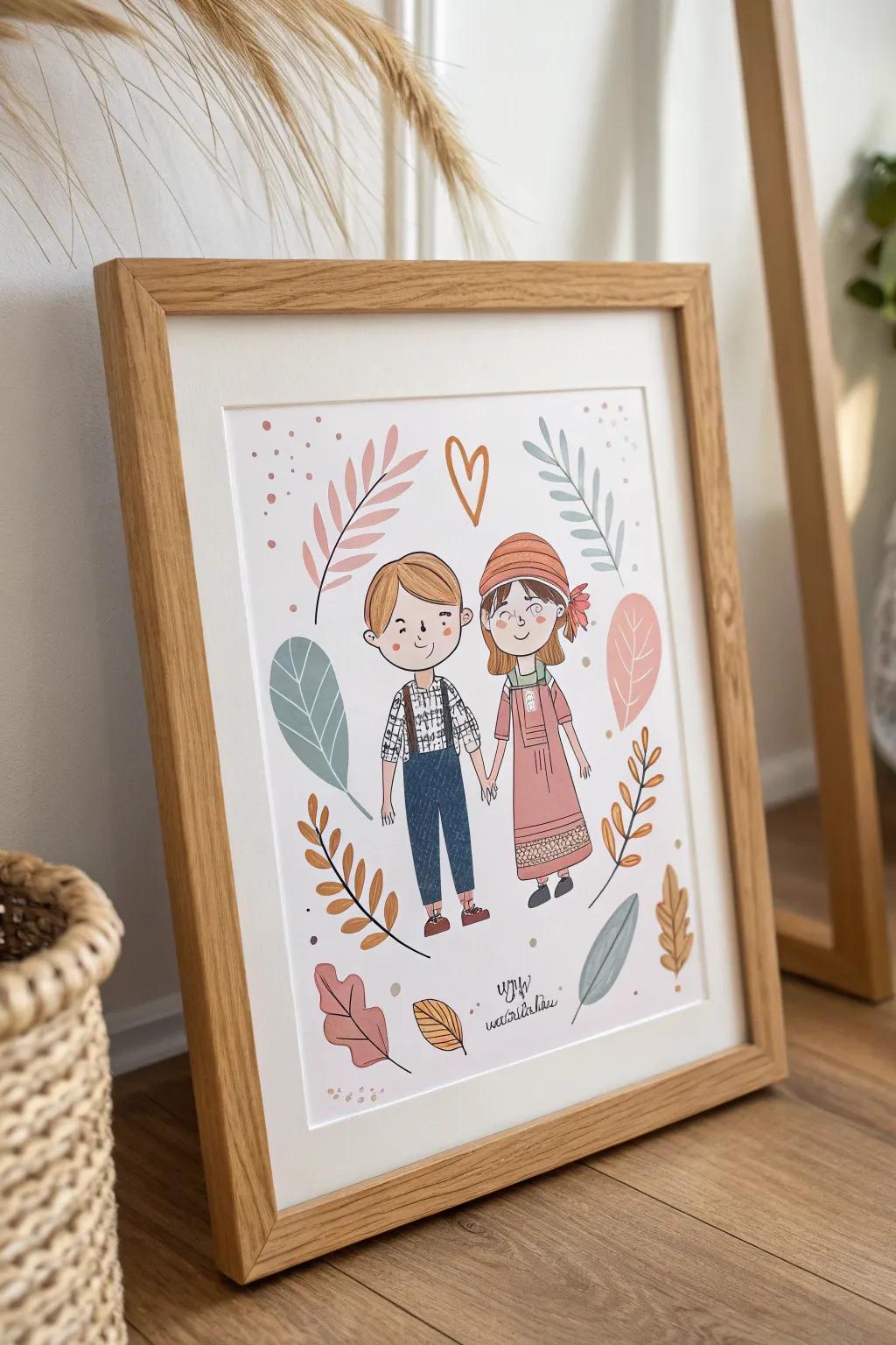 Celebrate love with a touch of whimsy and simplicity. Perfect for a Valentine's Day surprise!