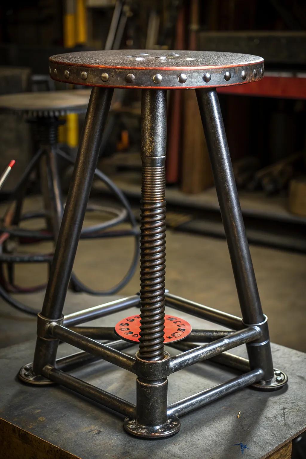 A masterpiece of strength and simplicity—where craftsmanship meets durability.