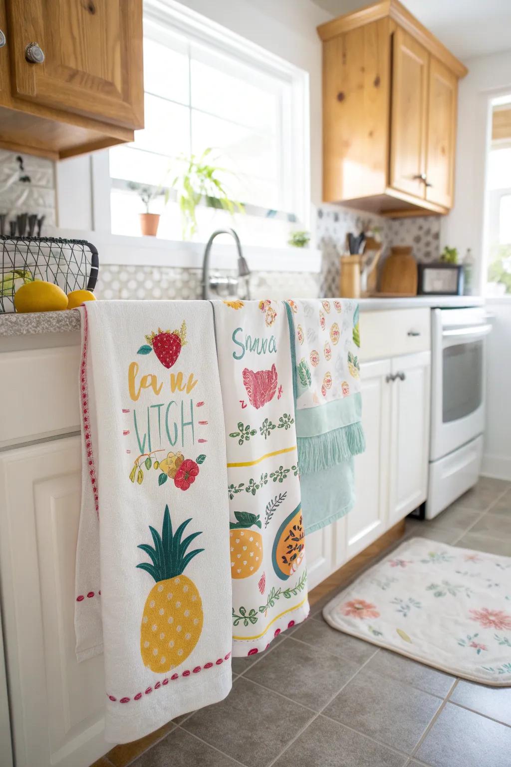 Brighten up your kitchen with a touch of humor.