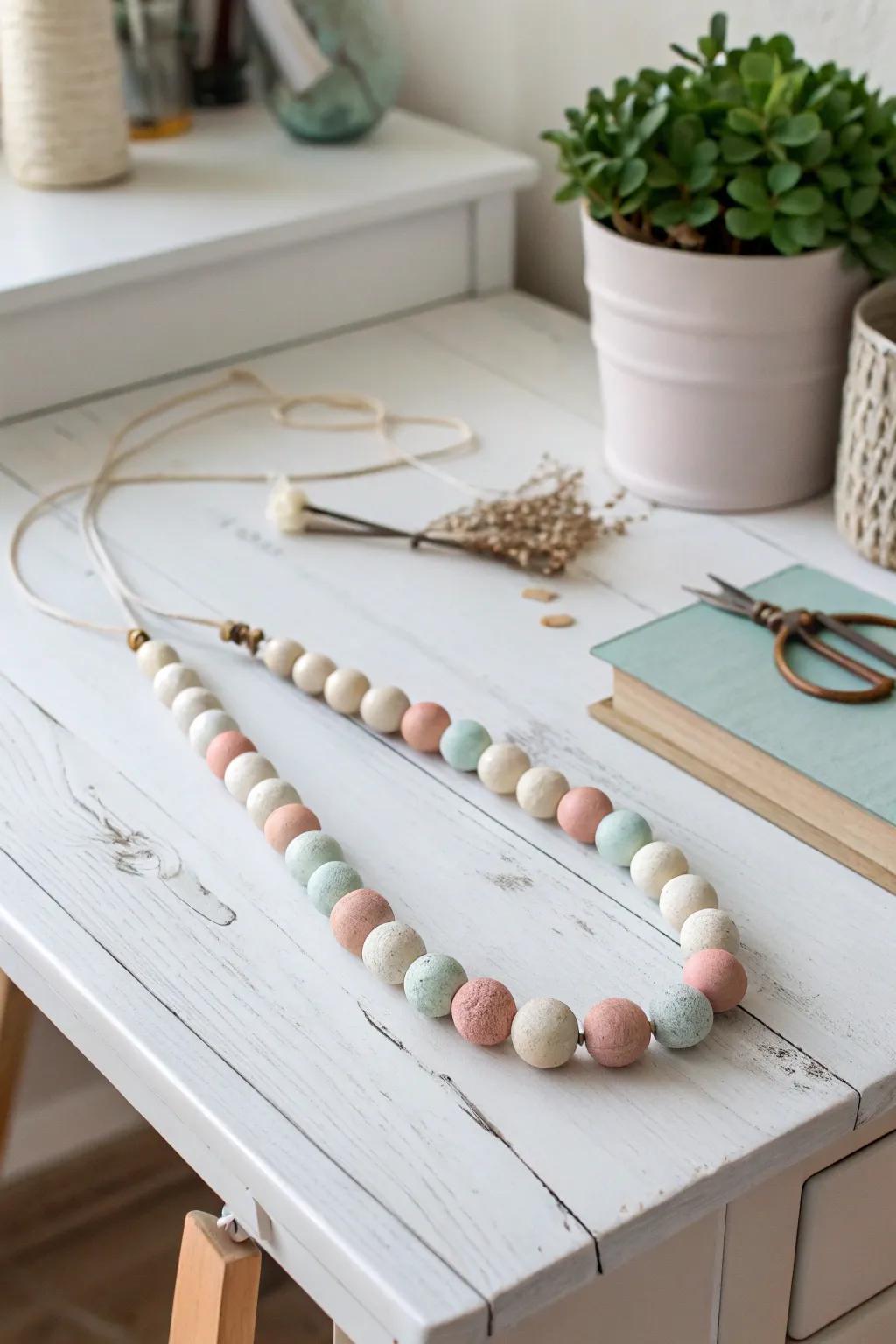 Celebrate creativity and sustainability with this charming egg carton necklace—perfect for little hands and big imaginations.