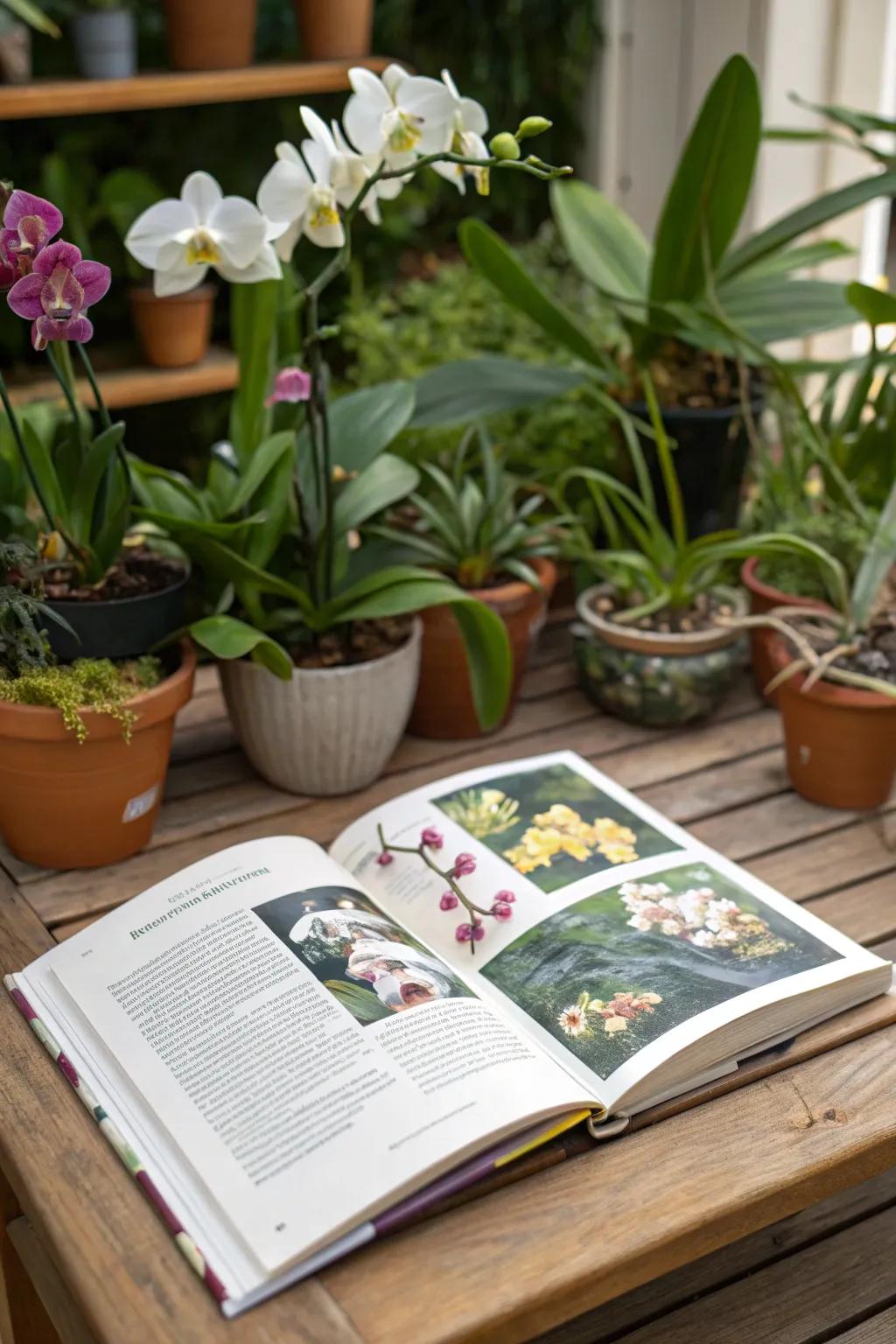 Grow your knowledge with a gardening book.