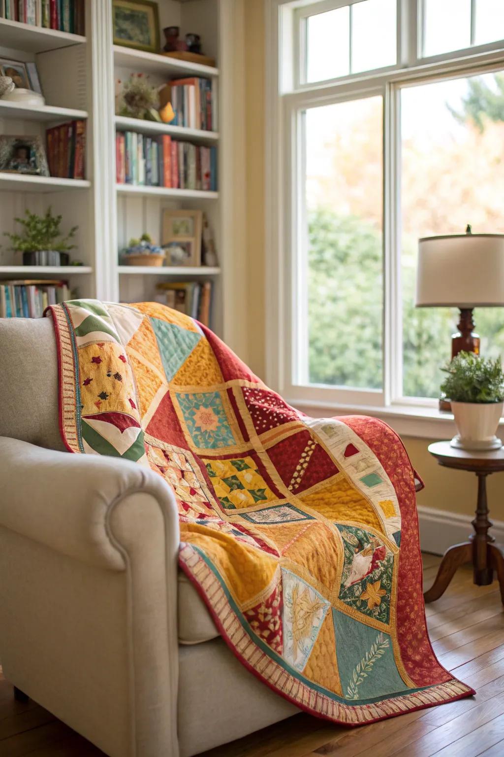 Wrap up in warmth and memories with a handmade quilt.