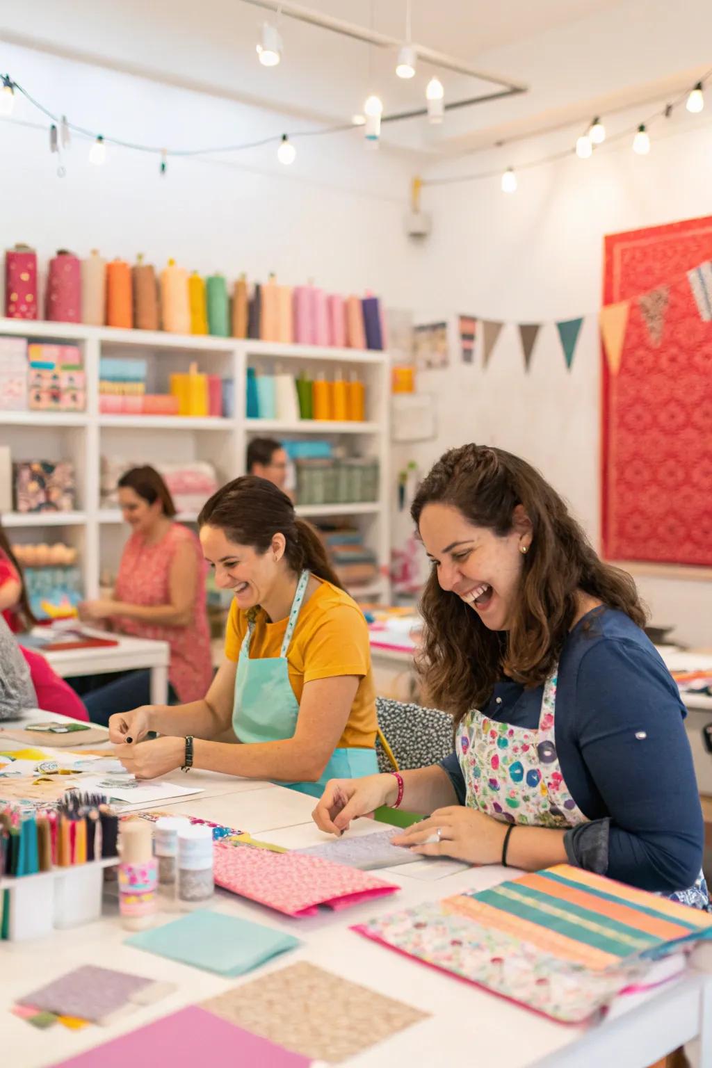 Craft and connect with a workshop party.